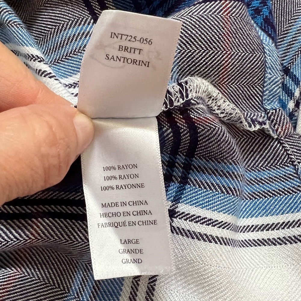 Rails Plaid Rolled Sleeve Button Down Shirt - Picture 9 of 14